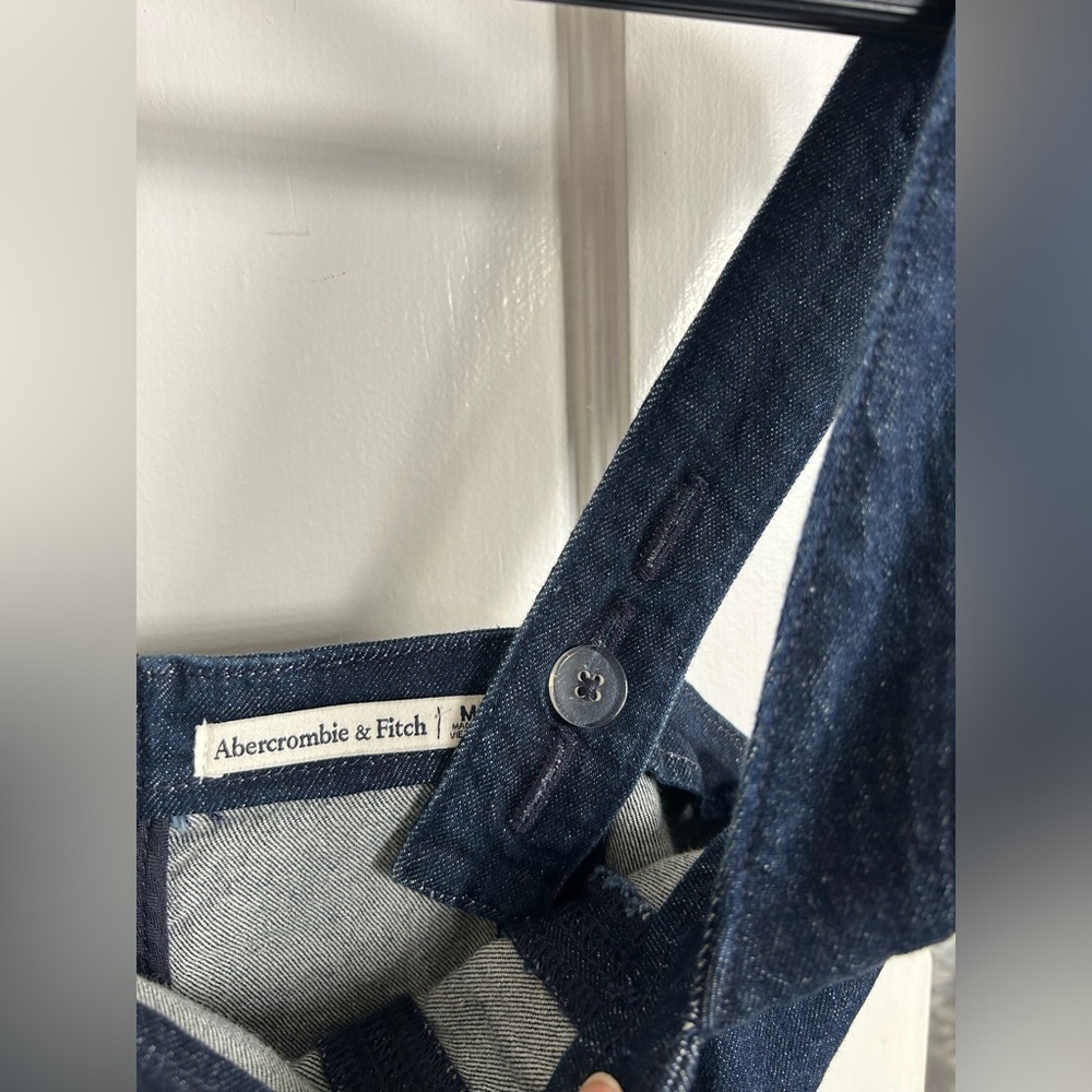 Abercrombie & Fitch Mila Denim Midi Dress - Picture 6 of 7